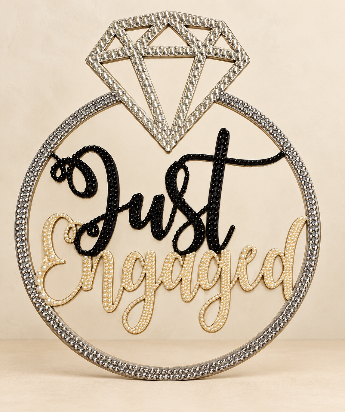 Custom Laser-Cut Jeweled Sign